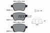 Textar Brake Pads Full Set Of 4 Rear With Brake Caliper Screws With Accessories 2222001 thumbnail
