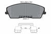 Textar Brake Pads Full Set Of 4 Front With Accessories 2222201 thumbnail