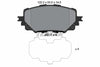 Textar Brake Pads Full Set Of 4 Front With Accessories 2227101 thumbnail