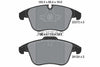Textar Brake Pads Full Set Of 4 Front 2227201 thumbnail