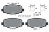 Textar Brake Pads Full Set Of 4 Rear With Brake Caliper Screws With Accessories 2230401 thumbnail