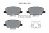 Textar Brake Pads Full Set Of 4 Front With Accessories 2231102 thumbnail