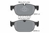 Textar Brake Pads Full Set Of 4 Front 2231701 thumbnail