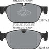 Textar Brake Pads Full Set Of 4 Front 2231701 thumbnail