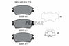 Textar Brake Pads Full Set Of 4 Front With Accessories 2232901 thumbnail