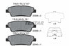 Textar Brake Pads Full Set Of 4 Rear With Accessories 2233801 thumbnail