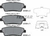 Textar Brake Pads Full Set Of 4 Rear With Accessories 2233801 thumbnail
