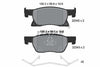 Textar Brake Pads Full Set Of 4 Front 2234201 thumbnail