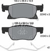 Textar Brake Pads Full Set Of 4 Front 2234201 thumbnail