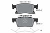 Textar Brake Pads Full Set Of 4 Front 2234501 thumbnail