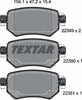 Textar Brake Pads Set Brake Pads Full Set Of 4 Rear 2234901 thumbnail