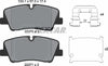Textar Brake Pads Full Set Of 4 Rear With Accessories 2237001 thumbnail