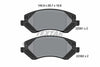 Textar Brake Pads Full Set Of 4 Front 2238101 thumbnail