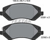 Textar Brake Pads Full Set Of 4 Front 2238101 thumbnail