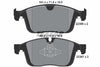 Textar Brake Pads Full Set Of 4 Front 2238601 thumbnail
