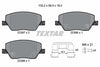 Textar Brake Pads Full Set Of 4 Front With Brake Caliper Screws With Accessories 2239701 thumbnail