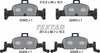 Textar Brake Pads Full Set Of 4 Front 2240201 thumbnail