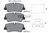 Textar Brake Pads Full Set Of 4 Rear With Accessories 2241801 thumbnail