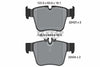Textar Brake Pads Set Brake Pads Full Set Of 4 Rear 2242301 thumbnail