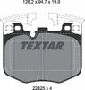 Textar Brake Pads Full Set Of 4 Front With Counterweights 2242501 thumbnail
