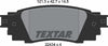 Textar Brake Pads Set Brake Pads Full Set Of 4 Rear 2243401 thumbnail
