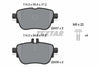 Textar Brake Pads Full Set Of 4 Rear With Brake Caliper Screws 2243701 thumbnail