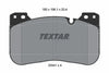 Textar Brake Pads Full Set Of 4 Front 2244101 thumbnail