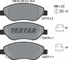 Textar Brake Pads Full Set Of 4 Front With Brake Caliper Screws With Accessories 2247601 thumbnail