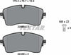 Textar Brake Pads Full Set Of 4 Front With Brake Caliper Screws 2248501 thumbnail