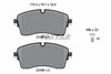Textar Brake Pads Full Set Of 4 Front With Brake Caliper Screws 2248503 thumbnail