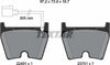 Textar Brake Pads Full Set Of 4 Front 2249101 thumbnail