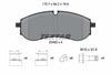 Textar Brake Pads Full Set Of 4 Rear With Brake Caliper Screws With Accessories 2249201 thumbnail