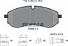 Textar Brake Pads Full Set Of 4 Rear With Brake Caliper Screws With Accessories 2249201 thumbnail