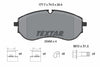 Textar Brake Pads Full Set Of 4 Front With Brake Caliper Screws With Accessories 2249301 thumbnail