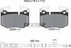 Textar Brake Pads Full Set Of 4 Rear With Accessories 2254201 thumbnail