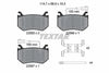 Textar Brake Pads Full Set Of 4 Rear With Accessories 2256501 thumbnail