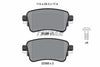 Textar Brake Pads Full Set Of 4 Rear With Brake Caliper Screws 2258801 thumbnail