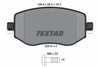 Textar Brake Pads Full Set Of 4 Front With Brake Caliper Screws 2261001 thumbnail