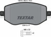 Textar Brake Pads Full Set Of 4 Front With Brake Caliper Screws 2261001 thumbnail
