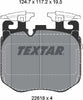 Textar Brake Pads Full Set Of 4 Front 2261801 thumbnail