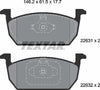 Textar Brake Pads Full Set Of 4 Front 2263101 thumbnail