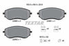 Textar Brake Pads Full Set Of 4 Front With Brake Caliper Screws With Accessories 2266001 thumbnail