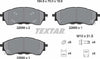 Textar Brake Pads Full Set Of 4 Front With Brake Caliper Screws With Accessories 2268801 thumbnail
