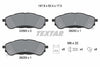 Textar Brake Pads Full Set Of 4 Rear With Brake Caliper Screws With Accessories 2269301 thumbnail