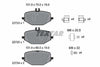 Textar Brake Pads Full Set Of 4 Rear With Brake Caliper Screws With Accessories 2272301 thumbnail