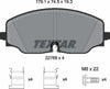 Textar Brake Pads Full Set Of 4 Front With Brake Caliper Screws With Accessories 2276901 thumbnail