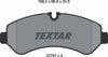 Textar Brake Pads Set Brake Pads Full Set Of 4 Rear 2279101 thumbnail