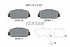 Textar Brake Pads Full Set Of 4 Front With Accessories 2279701 thumbnail