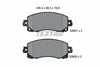 Textar Brake Pads Full Set Of 4 Front 2280001 thumbnail