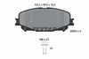 Textar Brake Pads Full Set Of 4 Front With Brake Caliper Screws 2280301 thumbnail